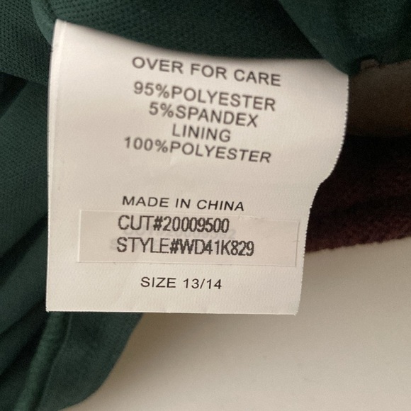 NWT Windsor Hunter Green Velvet Dress Size 13/14 - Picture 7 of 7